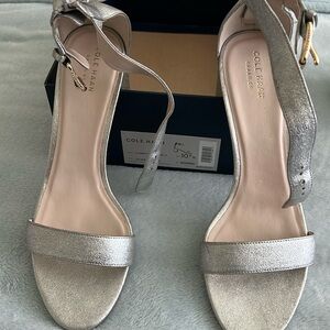 Silver sandals